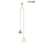 King Home ACUSTICA MSE010100331 Závesná lampa 1x13W/LED 3000K 1040LM IP20
