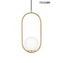 King Home AURELIA MSE010100301 Závesná lampa 1x250V/E14 IP20
