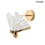 King Home BUTTERFLY M MSE010100324 Stena svietidlo 1x7W/LED 3000K 560LM IP20