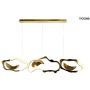King Home CHAIN MSE1501100588 Závesná lampa 54W/LED 3000K 4860lm