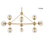 King Home MOOSEE ASTRIFERO MSE010100182 Závesná lampa 10x40W/E27 IP20