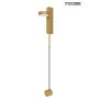 King Home MOOSEE CLARID GOLD MSE010400206 Stena svietidlo 1x8W/LED 3000K 640LM IP20