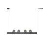 King Home MOOSEE LINEAL MSE010100270 Závesná lampa 4x48W/G4 3000K 3840LM IP20