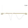 King Home MOOSEE SERPIENTE MSE010100178 Závesná lampa 1x22,4W/LED 3000K 1800LM IP20