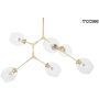 King Home SPLIT MSE010100242 Závesná lampa 6x40w/E27