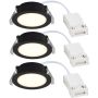 Nordlux Olea 2510400103 Vstavané downlight svetlo 3x4.4w/led 2700k 345lm ip65