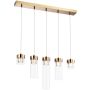 Zuma Line GEM P0389-05E-F7AC Závesná lampa 5x28W/G9
