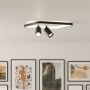 Light Prestige Parma LP-0612/2C Square BK Bodové svetlo 2x50W/GU10 3000K|4000K|6000K IP20