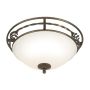 Elstead Lighting PEMBROKE PB-F-A-BLK-GOLD Stropné svietidlo 2x60W/E27