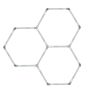 Light Prestige Geometric LP-0209/3C 4K Stropné svietidlo 15x4W/LED 4000K IP44
