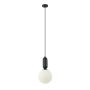 Italux Aldeva PND-02340-1M-BK Závesná lampa 1x40W/E27 IP20