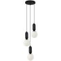 Italux ALDEVA PND-02340-3S-BK Závesná lampa 3x40W/E27 IP20