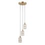 Italux Alma PND-40668-3-HBR Závesná lampa 3x40W/E27 IP20