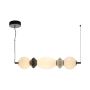 Italux Balos PND-94921-3A-BK Závesná lampa 1x14W/LED 3000K 1600lm IP20