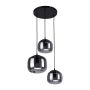 Italux Calto PND-67705-3-BK-SG Závesná lampa 3x40W/E27 IP20