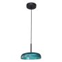 Italux Colle PND-48529-BK-BLU Závesná lampa 1x12W/LED 3000K 1500lm IP20