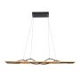 Italux Conato PND-23848-30W-BK-GD Závesná lampa 2x35W/LED 3000K 1200lm IP20