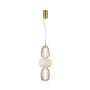 Italux Eris PND-98374-28W-GD Závesná lampa 1x28W/LED 3000K 3748lm IP20