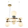 Italux Evans PND-94981-4B-GD Závesná lampa 1x33W/LED 3000K 3950lm IP20