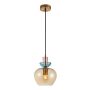 Italux Fanda PND-31882-1-GD-AMB Závesná lampa 1x40W/E27 IP20