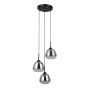 Italux Felis PND-40824-3-BK Závesná lampa 3x40W/E27 IP20
