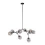 Italux Ferral PND-75075-8-BK-SG Stropná lampa 8x40W/E27 IP20