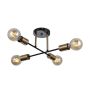 Italux FORMIO PND-4052-4-BL-HBR Stropná lampa 4x40W/E27 IP20