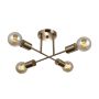 Italux FORMIO PND-4052-4-HBR Stropná lampa 4x40W/E27 IP20