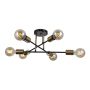 Italux FORMIO PND-4052-6-BL-HBR Stropná lampa 6x40W/E27 IP20