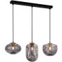 Italux HATELLA PND-112038-3-BRO+SG Závesná lampa 3x40W/E27 IP20