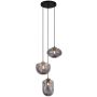 Italux HATELLA PND-112038-3A-BRO+SG Závesná lampa 3x40W/E27 IP20