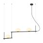 Italux KERNIO PND-357783-BK+W Závesná lampa 3x25W/G9 IP20