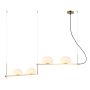 Italux KERNIO PND-357784-BRO+W Závesná lampa 4x25W/G9 IP20