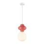 Italux Latera PND-94331-1L-RED Závesná lampa 1x40W/E14 IP20