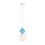 Italux Latera PND-94331-1S-BLU Závesná lampa 1x40W/E14 IP20