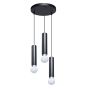 Italux Macera PND-33849-3R-BK Závesná lampa 3x40W/E27 IP20
