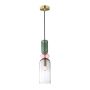 Italux Manso PND-37462D-MC-GD Závesná lampa 1x40W/E14 IP20