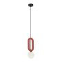 Italux Masso PND-59839-1-RED Závesná lampa 1x25W/G9 IP20