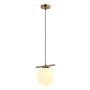 Italux MERSETA PND-463321L-BRO+W Závesná lampa 1x40W/E14 IP20