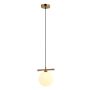 Italux MERSETA PND-463321M-BRO+W Závesná lampa 1x25W/G9 IP20