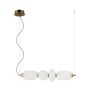 Italux Nico PND-8545-4H-AB-WH Závesná lampa 1x18W/LED 3000K 1925lm IP20