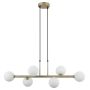 Italux OLBIA PND-38679-6-FGD+WH Závesná lampa 6x25W/G9 IP20