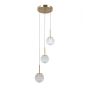 Italux Padri PND-40827-3-HBR-CL Závesná lampa 3x5W/G9 IP20