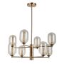 Italux PERANO PND-4215-8-HBR Závesná lampa 8x5W/G9 IP20