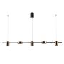 Italux REMDAL PND-16374-5-BK-4K Závesná lampa 30W/LED 4000K 2300LM IP20