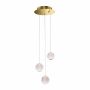 Italux Rosario PND-12220121-3A-GD Závesná lampa 3x12.6W/LED 3000K 840lm IP20