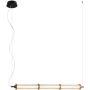 Italux Sanpo PND-26384-3-GD-CL Závesná lampa 1x9W/LED 3000K 780lm IP20