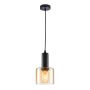 Italux SANTIA PND-65342-1-BK+AMB Závesná lampa 1x40W/E27 IP20