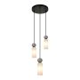 Italux Santos PND-95331-3-BK Závesná lampa 3x40W/G9 IP20