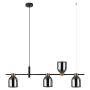 Italux SERVIO PND-66892-4-BK-SG Závesná lampa 4x40W/E14 IP20